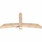 Ekena Millwork Bellingham Smooth Timber Gable Bracket, Douglas Fir, 72"W x 36"H x 5 1/2"D x 5 1/2"F, 12/12 Pitch GBW072X36X0606BEL00SDF - alternate 2